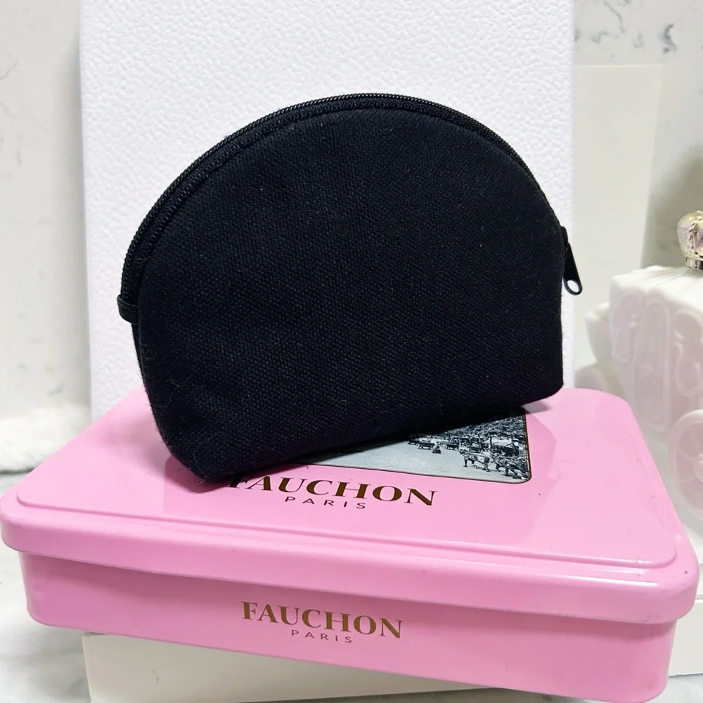Authentic Valentino Garavani Rare Vintage Mini V Logo Cosmetic Bag / Pouch